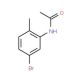 2-Acetamido-4-bromotoluene (CAS 116436-10-3) - chemical structure image
