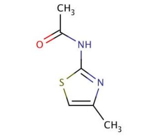 2-Acetamido-4-methylthiazole (CAS 7336-51-8) - chemical structure image