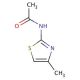 2-Acetamido-4-methylthiazole (CAS 7336-51-8) - chemical structure image