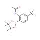 2-Acetamido-4-(trifluoromethyl)phenylboronic acid, pinacol ester (CAS 1150271-57-0) - chemical structure image