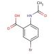 2-Acetamido-5-bromobenzoic acid (CAS 38985-79-4) - chemical structure image