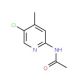2-Acetamido-5-chloro-4-methylpyridine (CAS 148612-16-2) - chemical structure image