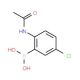 2-Acetamido-5-chlorophenylboronic acid (CAS 1072945-85-7) - chemical structure image