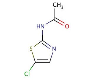 2-Acetamido-5-chlorothiazole (CAS 20256-39-7) - chemical structure image