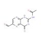2-Acetamido-6-formylpteridin-4-one (CAS 29769-49-1) - chemical structure image