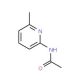 2-Acetamido-6-methylpyridine (CAS 5327-33-3) - chemical structure image