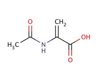 2-Acetamidoacrylic acid (CAS 5429-56-1) - chemical structure image