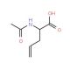 2-acetamidopent-4-enoic acid (CAS 50299-14-4) - chemical structure image