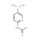 2-Acetamidopyridine-5-boronic acid (CAS 947533-21-3) - chemical structure image