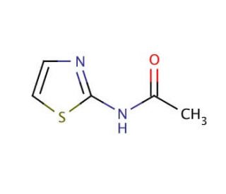 2-Acetamidothiazole (CAS 2719-23-5) - chemical structure image