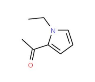 2-Acetyl-1-ethylpyrrole (CAS 39741-41-8) - chemical structure image