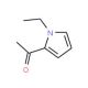 2-Acetyl-1-ethylpyrrole (CAS 39741-41-8) - chemical structure image