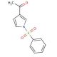 2-Acetyl-1-(phenylsulfonyl)pyrrole (CAS 86688-88-2) - chemical structure image