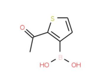 2-Acetyl-3-thiopheneboronic acid (CAS 36155-74-5) - chemical structure image