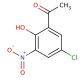 2-Acetyl-4-chloro-6-nitrophenol (CAS 7195-78-0) - chemical structure image