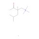 (2-Acetyl-4-methylpentyl)trimethylammonium Iodide (CAS 1069-62-1) - chemical structure image