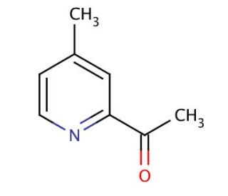 2-Acetyl-4-methylpyridine (CAS 59576-26-0) - chemical structure image