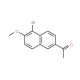 2-Acetyl-5-bromo-6-methoxynaphthalene (CAS 84167-74-8) - chemical structure image