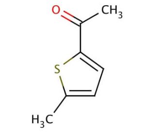 2-Acetyl-5-methylthiophene (CAS 13679-74-8) - chemical structure image