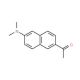 2-Acetyl-6-(dimethylamino)naphthalene (CAS 68520-00-3) - chemical structure image