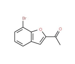 2-Acetyl-7-bromobenzofuran (CAS 460086-95-7) - chemical structure image