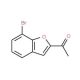 2-Acetyl-7-bromobenzofuran (CAS 460086-95-7) - chemical structure image