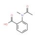 2-[acetyl(methyl)amino]benzoic acid (CAS 78944-67-9) - chemical structure image
