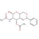 2-(Acetylamino)-2-deoxy-3-O-acetyl-4,6-O-benzylidene-D-galactopyranose - chemical structure image
