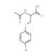 2-(Acetylamino)-3-[(4-bromophenyl)sulfanyl]-propanoic acid (CAS 126253-78-9) - chemical structure image