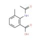 2-(acetylamino)-3-methylbenzoic acid (CAS 67081-69-0) - chemical structure image