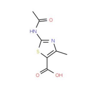 2-Acetylamino-4-methyl-thiazole-5-carboxylic acid - chemical structure image