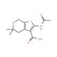 2-Acetylamino-5,5-dimethyl-4,7-dihydro-5H-thieno[2,3-c]pyran-3-carboxylic acid - chemical structure image