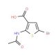 2-(Acetylamino)-5-bromo-3-thiophenecarboxylic acid (CAS 1160474-66-7) - chemical structure image