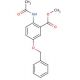 2-(Acetylamino)-5-(phenylmethoxy)-benzoic Acid Methyl Ester - chemical structure image