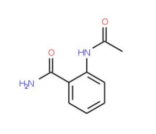 2-(Acetylamino)benzenecarboxamide (CAS 33809-77-7) - chemical structure image