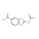 2-Acetylamino-benzothiazole-6-carboxylic acid - chemical structure image