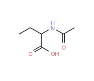 (&plusmn;)-2-Acetylaminobutanoic Acid (CAS 114285-09-5) - chemical structure image