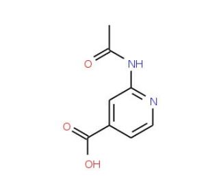 2-Acetylaminoisonicotinic acid (CAS 54221-95-3) - chemical structure image