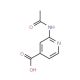 2-Acetylaminoisonicotinic acid (CAS 54221-95-3) - chemical structure image