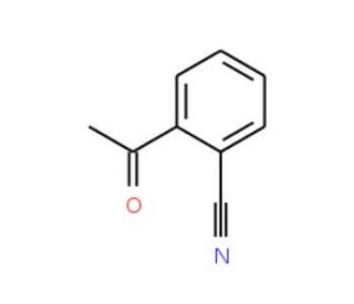 2-Acetylbenzenecarbonitrile (CAS 91054-33-0) - chemical structure image