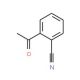 2-Acetylbenzenecarbonitrile (CAS 91054-33-0) - chemical structure image