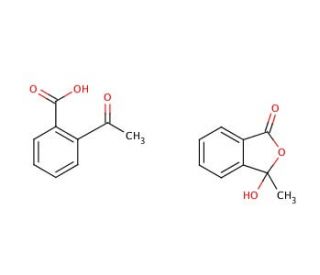 2-Acetylbenzoic Acid (CAS 577-56-0) - chemical structure image