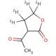 2-Acetylbutyrolactone-3,3,4,4-d4 (CAS 476646-93-2) - chemical structure image