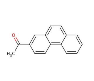 2-Acetylphenanthrene (CAS 5960-69-0) - chemical structure image