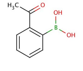 2-Acetylphenylboronic acid (CAS 308103-40-4) - chemical structure image