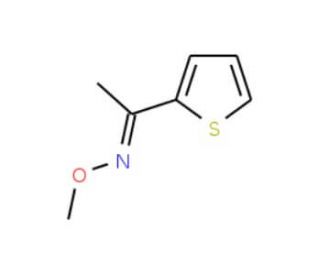 2-Acetylthiophene O-methyloxime (CAS 114773-97-6) - chemical structure image