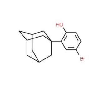 2-Adamantyl-4-bromophenol (CAS 104224-68-2) - chemical structure image