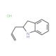 2-Allyl-2,3-dihydro-1H-indole hydrochloride - chemical structure image