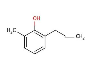 2-Allyl-6-methylphenol (CAS 3354-58-3) - chemical structure image