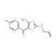 (2-Allylamino-4-amino-thiazol-5-yl)-p-tolyl-methanone - chemical structure image